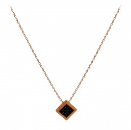 Rosegold Damen Anhänger mit Kette 585 Gold