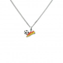 Collier-Anhänger Fußballschuhe Damen Kinder 925 Silber