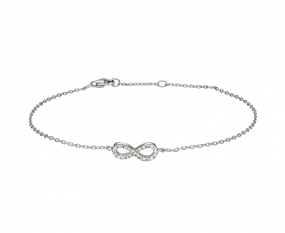 Damen Mädchen Armband Infinity Unendlichkeit Symbol 925 Sterling Silber