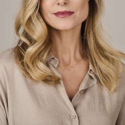 Damen Halskette - LOVE 585 Gold