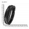 s.Oliver Schmuck Herren Armband aus Leder/schwarz 2018696
