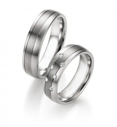 Ruesch Trauringe Edelstahl Titan Brillant 68/06040