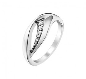 Damenring, 925 Sterling Silber extravaganter Silberring