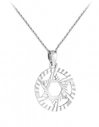 Anhänger Davidstern Weißgold 14 Karat