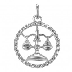 Anhänger Sternzeichen Waage 925 Sterlingsilber