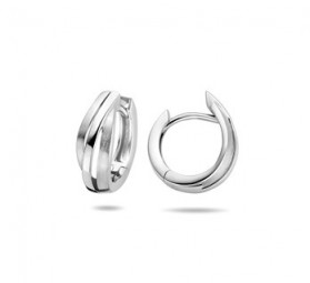 Klappcreolen Silber 925 rhodiniert