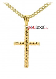 Gold Kreuz Anhänger 585 Gold