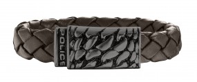 Police Alligator Herren Lederarmband -PJ25729BLC-02-S