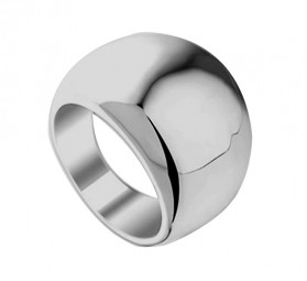 Silberring Breit Glatt Schlicht Glänzend Ring Silber 925 Damenring