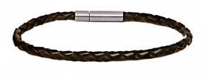 Boccia Titanium Schmuck, Armband, Titan, Leder 0376-02 braun