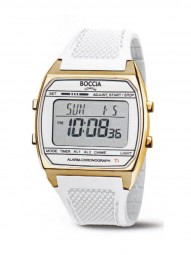 Boccia Titan Damen und Herrenuhr Digital 3738-04
