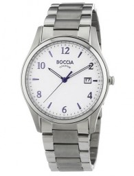 Boccia Herren-Armbanduhr XL Titanium Analog Quarz Titan