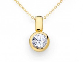 Damen Anhänger Gold 585 Gelbgold