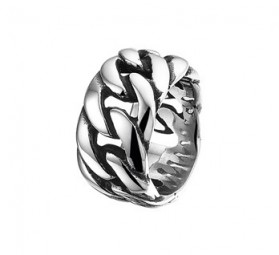 Edelstahlring-Kettenglied für Damen 316L Chirurgenstahl