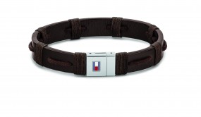 TOMMY HILFIGER Armband braun CASUAL, 2790238, mit Emaille