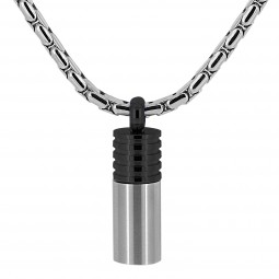 SOS Kapsel Notfallkapsel Edelstahl Anhänger