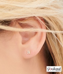 BUCHSTABEN EINZELN OHRSTECKER 585 GOLD