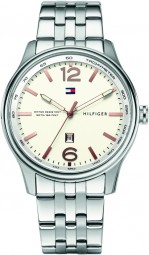 Tommy Hilfiger Herrenuhren 1710313 Rotgold, Silber