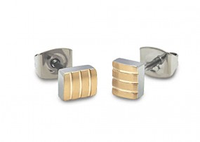 Boccia Titanium 05001-02 Damen Titan Ohrstecker Gold