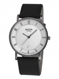Boccia Herren-Armbanduhr Mit Lederarmband Trend 3533-03