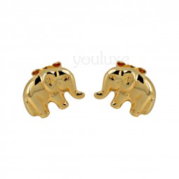 Kinderohrringe Elefant aus 333 Gold