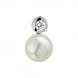 Perlen Anhänger Zuchtperle 925 Silber
