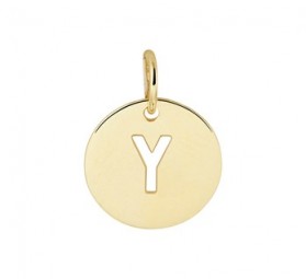 ECHT GOLD Buchstaben Anhänger -Y- 585 Gold Kettenanhänger