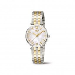 Boccia Damenuhr Dress Reintitan teil-goldplattiert 3339-04