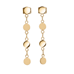 Boccia Reintitan Ohrstecker vergoldet 05063-02