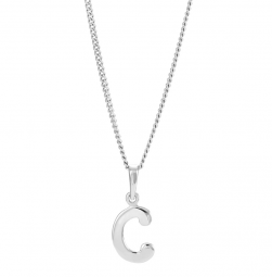 Anhänger Buchstabe C Silber 925 rhodiniert