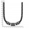 s.Oliver Herren Lederkette Edelstahl Carbon IP schwarz matt 2026107