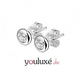 Ohrstecker 925 Sterling Silber und Zirkonia