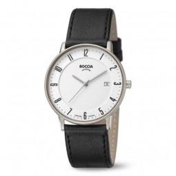 BOCCIA Titanium Herrenuhr Slim 3607-02