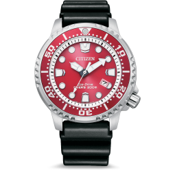 Citizen BN0159-15X Eco-Drive Solar-Taucheruhr für Herren Rot
