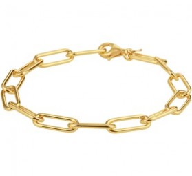 Damen oder Mädchen Armband 925 Silber, vergoldet