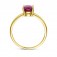 Goldring Damenring Rubin Gold 585