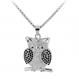 Eulen Anhänger, 925-Silber
