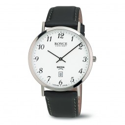 Boccia 3634-01 Herrenuhr ultrakratzfestem Saphirglas Titan
