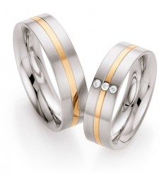 Edelstahlringe 585/Gold Ruesch 88/01380-060-88/01380-060