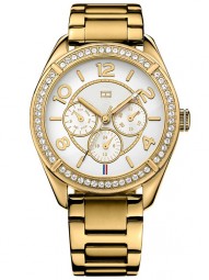 Tommy Hilfiger Damenuhr Kristallen IP Gold
