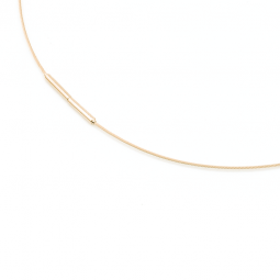 Boccia Draht Collier Titan Edelstahl Gelb 0802-02