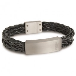 Boccia Titan Leder Armband 0357-0121