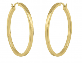 Creolen eckig Ø 46 mm 585 Gold