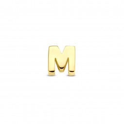 Gold Buchstaben Anhänger (M) 585 Gold mit kette