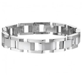 Edelstahl Armband für Herren 21,5cm