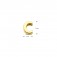 Gold Buchstaben Anhänger (C) 585 Gold