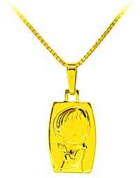 Anhänger Betende Kind Gold 750/00