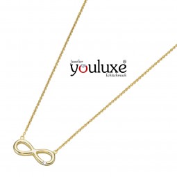 Collier-Unendlichkeit-Symbol-1-Brillant-585-Gold