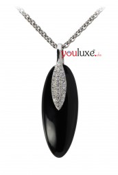 Silberanhänger - mit Onyx 925 Sterling Silber