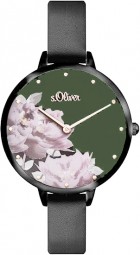 S.oliver Damenuhr Grüner zifferblatt